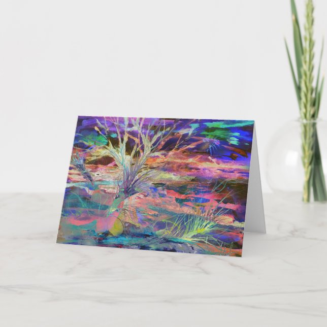 Encroachment - Cartão de Saudação, Arte Original (Frente)