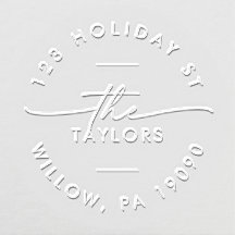 Endereço Circular da Placa de Natal de Script Mode