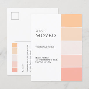 Endereço da nova casa rosa pêssego anúncio