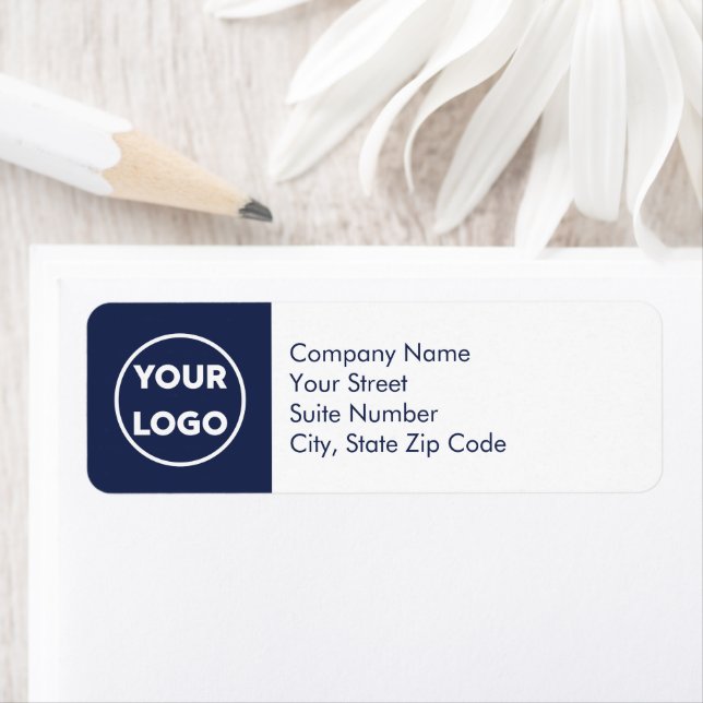 Endereço de devolução comercial etiqueta seu logot (Insitu)