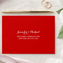 Endereço de Resposta para Evento de Casamento de N