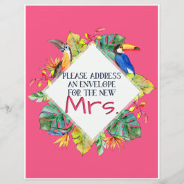 Endereço tropical e sinal de envelope