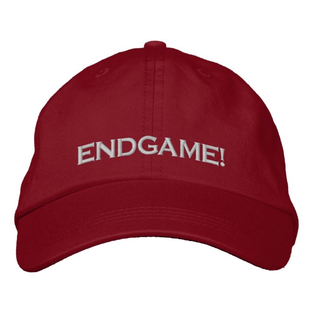 "ENDGAME!", BONÉ DE JOGADOR DE PC GAME (Frente)