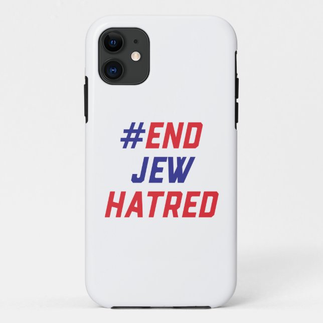 #EndJewHatred capas de iphone em branco (Verso)