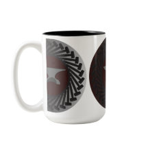 Enegreça a caneca do Dois-Tom de 15 onças -