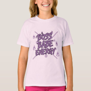 Energia de Chefe Babe – Camiseta Branca Poderosa