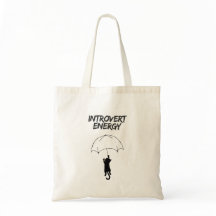 Energia de Introvertido – Bolsa de Tote de Gato co
