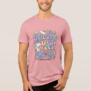 Energia de Mãe Unicórnio Kawaii Design Vetorial_1