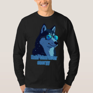 Energia de Personagem Principal – Camiseta Husky c