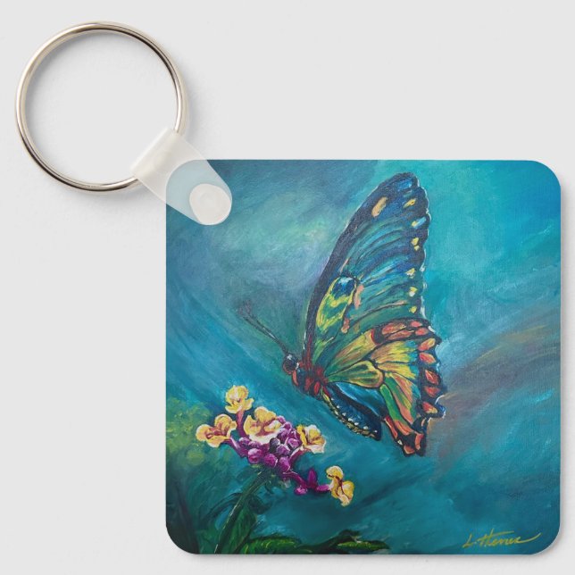 "Energia de se tornar" Chaveiro (Frente)