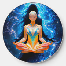 Energia - design de Mulher Meditativa Focada