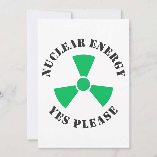 Energia Nuclear, Sim, Por Favor, Convite À Energia (Frente)