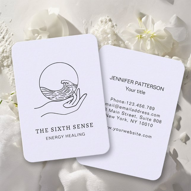 Energie Heiler Reiki - Cartão de visita espiritual (Criador carregado)
