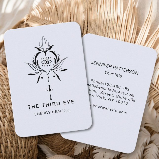 Energie Heiler Reiki - Cartão de visita espiritual (Energie Heiler Reiki Spiritual Business Card)