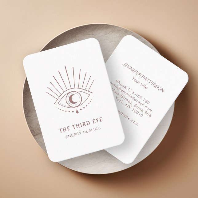 Energie Heiler Reiki Cartão de visita espiritual W (Criador carregado)