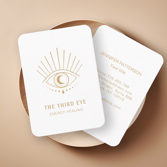 Energie Heiler Reiki Cartão de visita espiritual W (Criador carregado)