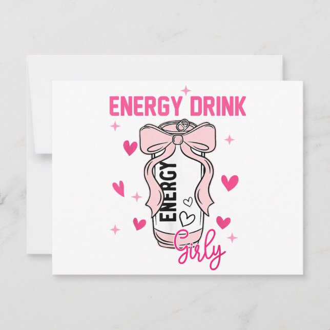 Energy Beber Girly Funny Bebendo (Frente)