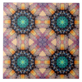 Ênfase Boêmia de Padrão Geométrico Vibrante