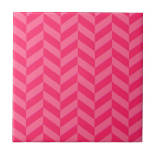 Ênfase Decorativa do Na moda Chevron Rosa