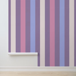 Ênfase Estrias Cor-de-Rosa Azul Roxo