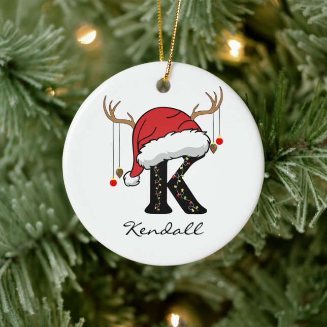 Enfeite a granel com monograma personalizado de Pa (Árvore)