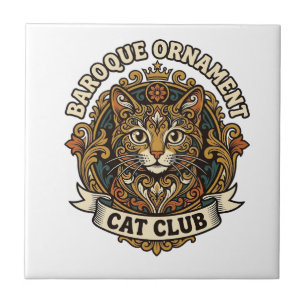 Enfeite Barroco Gato Presente Amante de Gato - Orn