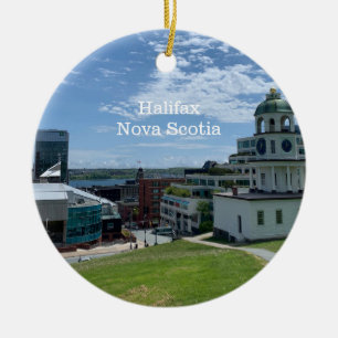 Enfeite Cerâmico de Viagem Halifax Nova Escócia