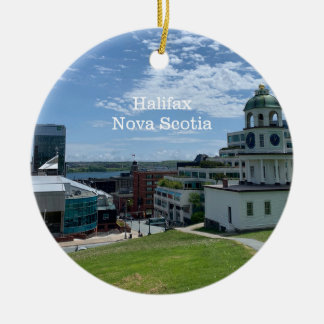 Enfeite Cerâmico de Viagem Halifax Nova Escócia