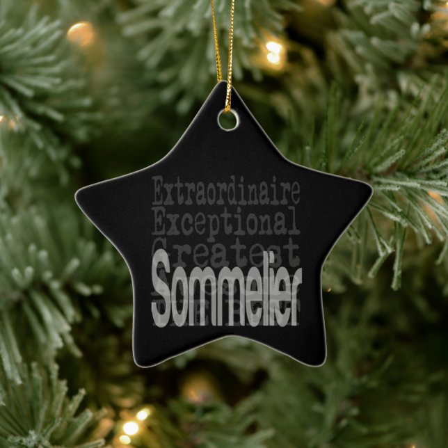 Enfeite Cerâmico Sommelier Extraordinário (Árvore)