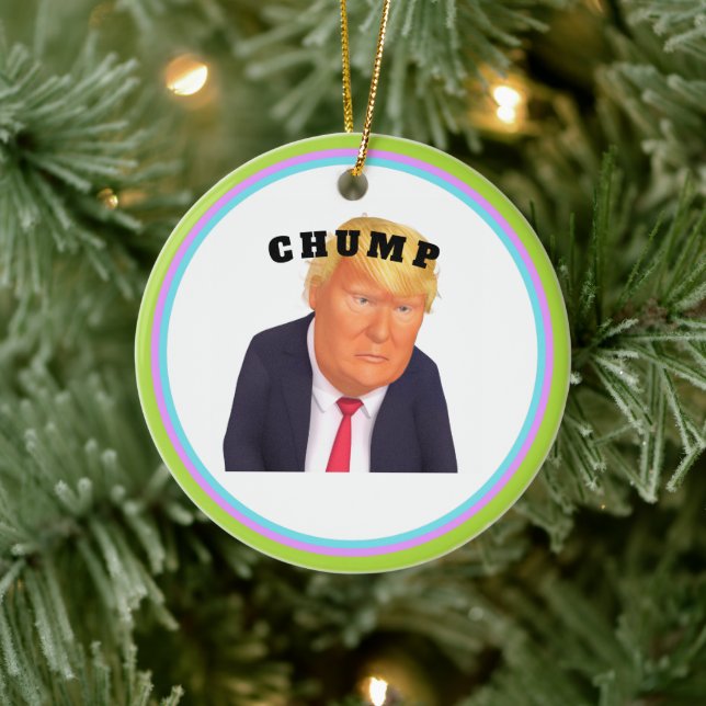 Enfeite Cerâmico Trump/Palanço (Árvore)