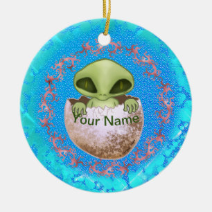 Enfeite com nome personalizado Baby Alien