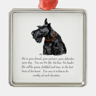 Enfeite Comemorativo Scottie - MACHO