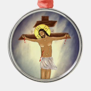 Enfeite Cristo na Cruz