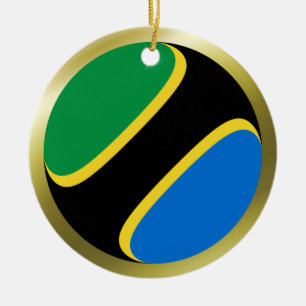 Enfeite da Bandeira da Tanzânia