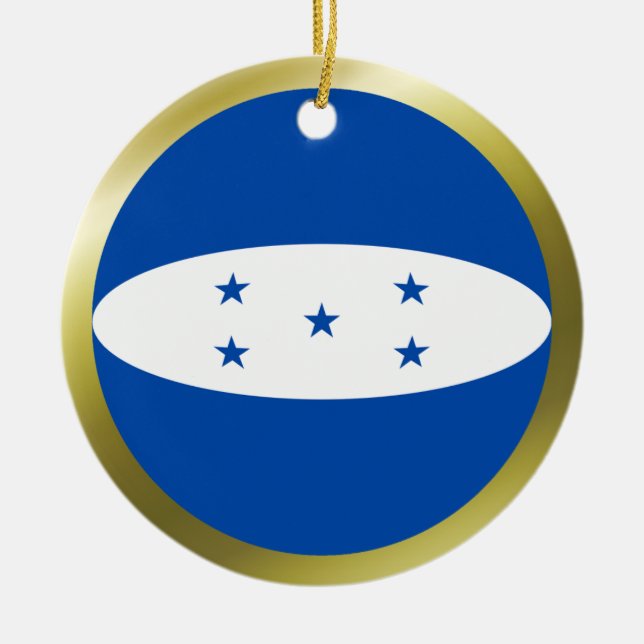 Enfeite da Bandeira de Honduras (Frente)