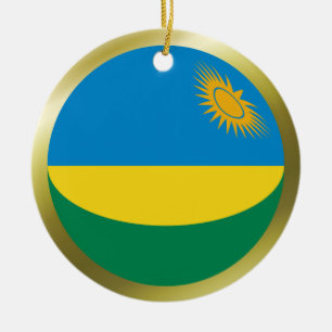 Enfeite da Bandeira de Ruanda