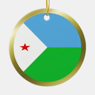 Enfeite da Bandeira do Djibuti