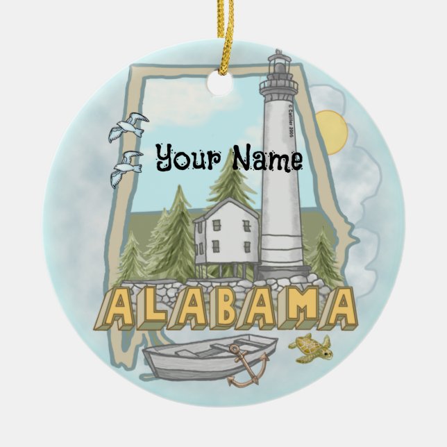 Enfeite da Casa de Luz do Alabama (Frente)