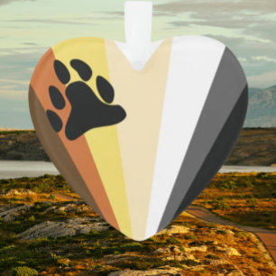 Enfeite de Acrílico Bear Pride Heart