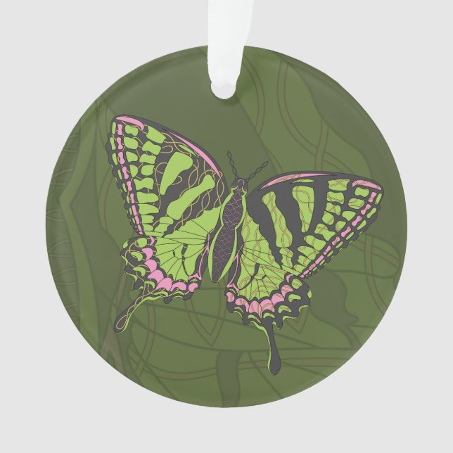 Enfeite de Acrílico Celtic Swallowtail (Frente)