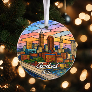 Enfeite de Acrílico Personalizado de Cleveland, Pe