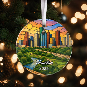 Enfeite de Acrílico Personalizado de Houston, Texa