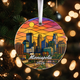 Enfeite de Acrílico Personalizado de Minneapolis,