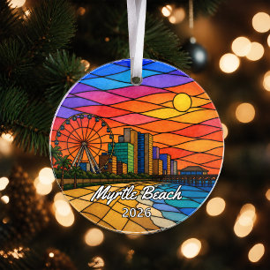 Enfeite de Acrílico Personalizado de Myrtle Beach,