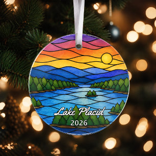 Enfeite de Acrílico Personalizado Lake Placid, Per