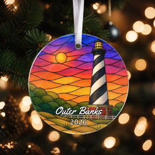 Enfeite de Acrílico Personalizado Outer Banks, Per