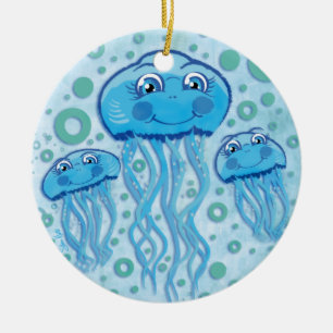 Enfeite de Água-viva Fofa e Bolhas