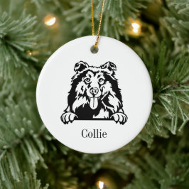 Enfeite de animal de estimação personalizado Colli