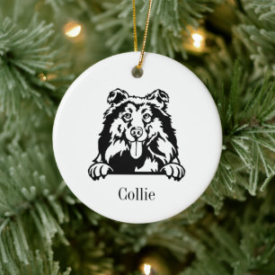 Enfeite de animal de estimação personalizado Colli
