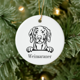 Enfeite de animal de estimação personalizado Weima